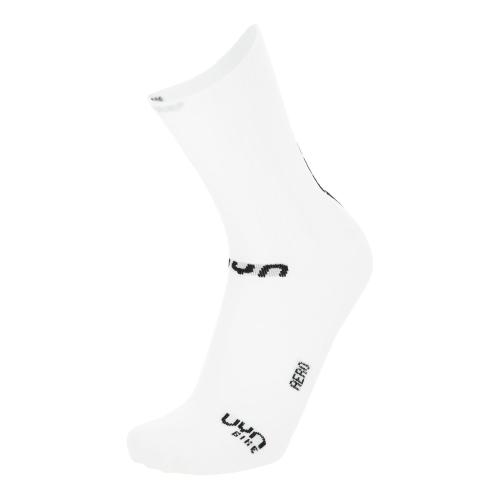 UYN Man Cycling Aero Socks - white/black (Grösse: 39/41)