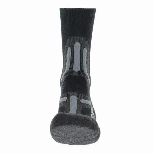 UYN Man Trekking 2In Merino Mid Socks - black/grey