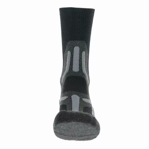 UYN Woman Trekking 2In Merino Mid Socks - black/grey