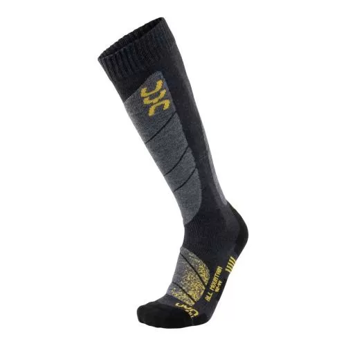 UYN Ski All Mountain Man - anthracite melange/yellow