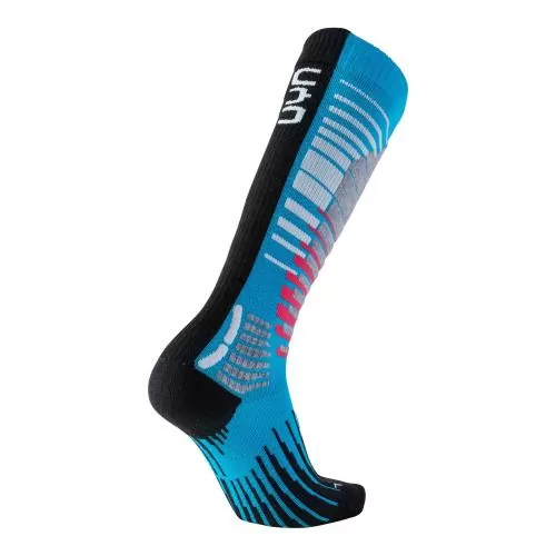 UYN Woman Ski Snowboard Socks - turquoise/black