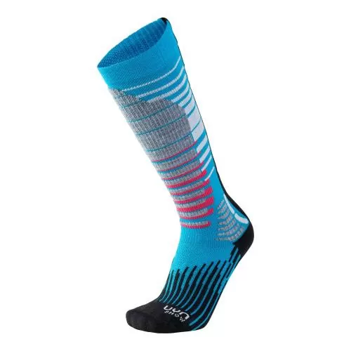 UYN Woman Ski Snowboard Socks - turquoise/black