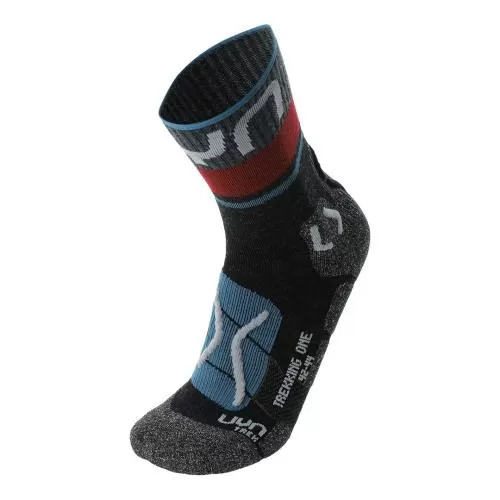 UYN Woman Trekking One Merino Socks - anthracite/blue