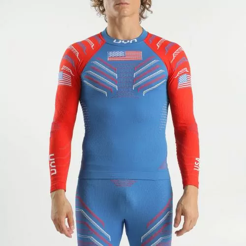 UYN Natyon 3.0 Usa Uw Shirt Lg_Sl.Turtle Neck - usa