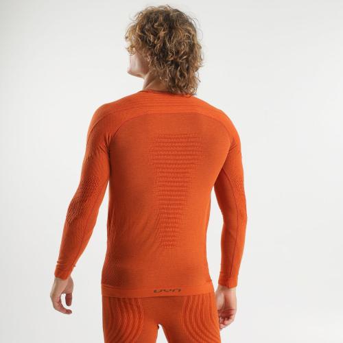 UYN Uyn Man Evolutyon Biotech Uw Shirt Long_Sl - bombay brown