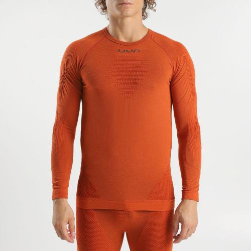 UYN Man Evolutyon Biotech Uw Shirt Long_Sl - bombay brown (Grösse: XXL)