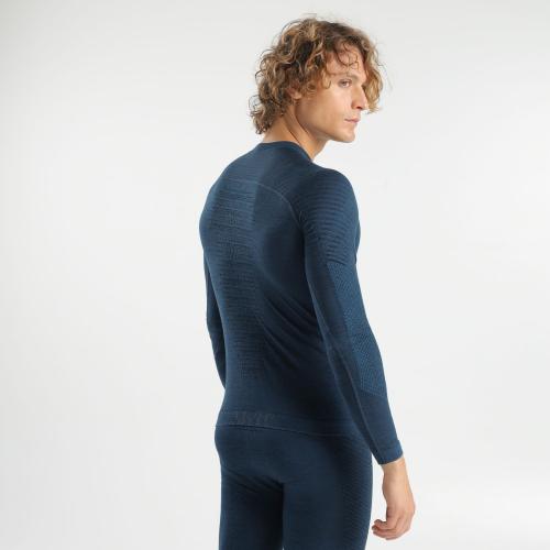 UYN Man Fusyon Biotech Uw Shirt Long_Sl - blue poseidon