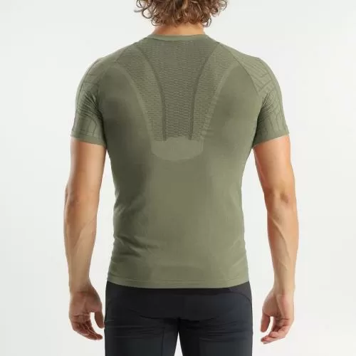 UYN Man Terracross Self Layer Shirt Short Sleeves Support Fit - aloe