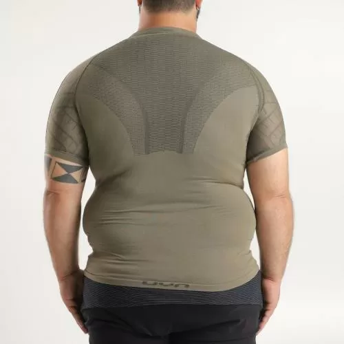 UYN Man Terracross Self Layer Shirt Short Sleeves Regular Fit - aloe