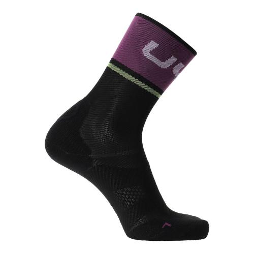 UYN Woman Cycling One Light Socks - black/violet