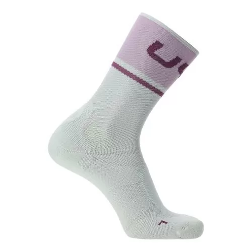 UYN Woman Cycling One Light Socks - white/lilac
