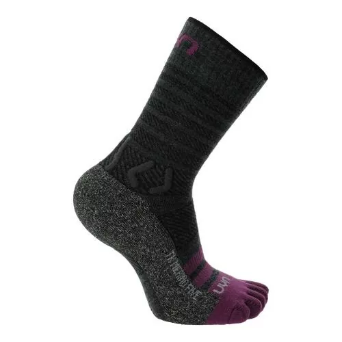 UYN Woman Trekking Five Merino Socks - anthracite/purple