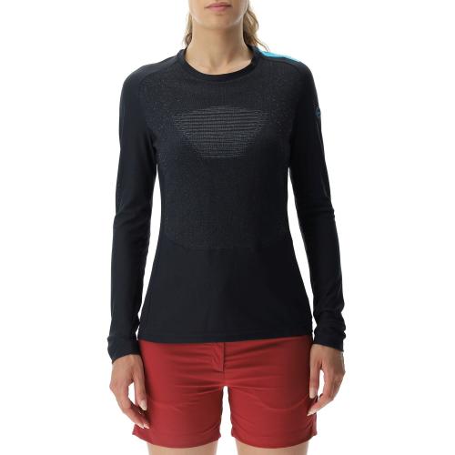 UYN Woman Crossover Ow Shirt Long Sleeve – black/black (Grösse: XL)