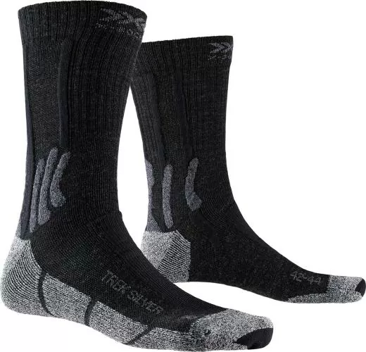 X-SOCKS Trek Silver Unisex - opal black / dolomite grey melange