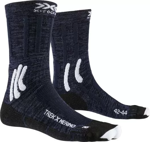 X-SOCKS Trek X Merino Unisex - midnight blue / actic white