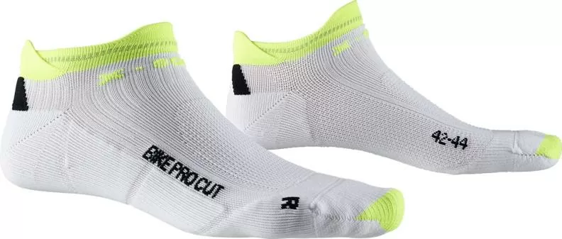 X-SOCKS Bike Pro Cut Unisex - actic white / phyton yellow