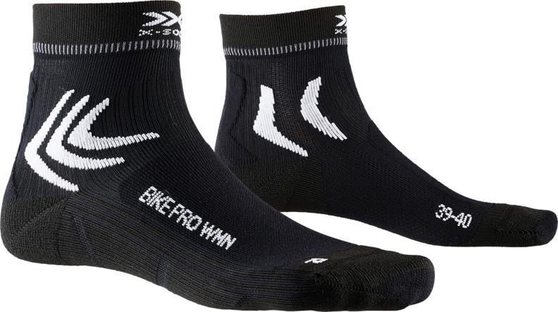 X-SOCKS Bike Pro Damen – opal black / actic white (Grösse: 41-42)