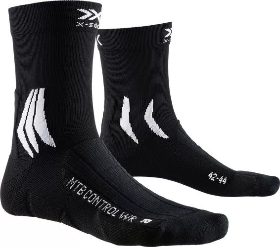 X-SOCKS MTB Control WR Unisex - opal black / actic white