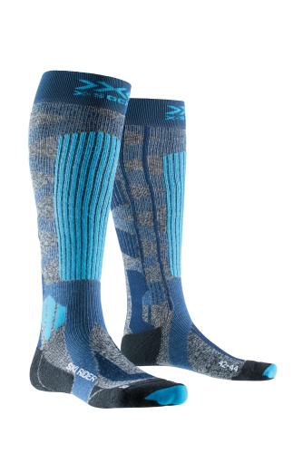 X-SOCKS Ski Rider 4.0 Unisex – navy / blue (Grösse: 45-47)