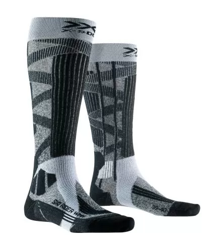 X-SOCKS Ski Rider 4.0 Damen - grey melange / opal black