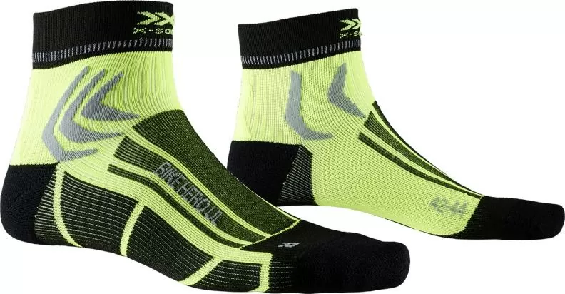 X-SOCKS Bike Hero UL Unisex - opal black / phyton yellow