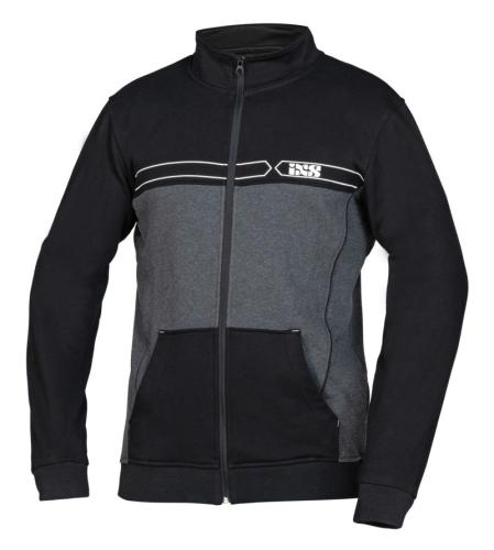 iXS Motorradjacke Zip Jacke iXS Motorradjacke-Team - schwarz-grau (Grösse: L)