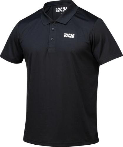 iXS Team Polo-Shirt Active - schwarz (Grösse: XL)