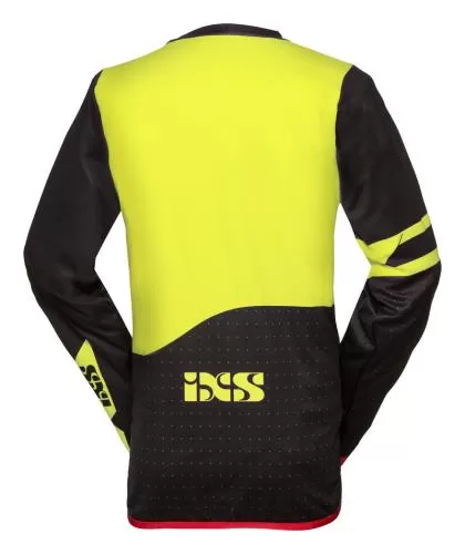 iXS Cross Shirt RedBud - black neon yellow
