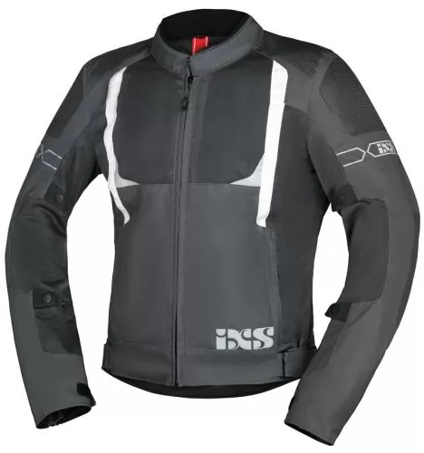 iXS Sport Jacke Trigonis-Air - dunkelgrau-grau-weiss