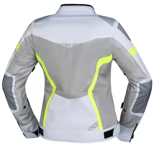 iXS Sport Damen Jacke Trigonis-Air - brightgrey-grey-neon yellow