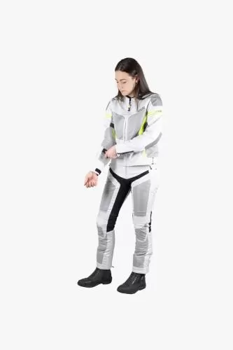 iXS Sport Damen Jacke Trigonis-Air - brightgrey-grey-neon yellow