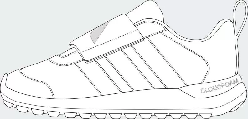 ADIDAS VL MOVE CF I - FTWWHT/FTWWHT/GREONE