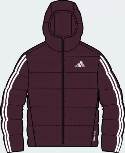 ADIDAS J ESS 3S JKT - MAROON/SOLTUR