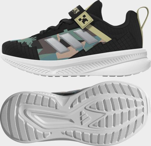 ADIDAS MINECRAFT FORTARUN EL C - CBLACK/MSILVE/DUAYEL