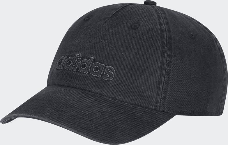 ADIDAS WASHED DAD CAP - BLACK