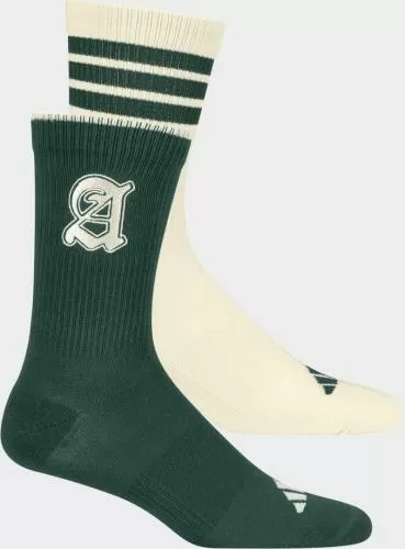 ADIDAS STADIUM SOCK 2P - CGREEN/IVORY/CGREEN