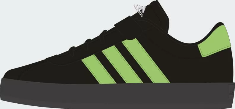 ADIDAS VL COURT 3.0 EL C - CBLACK/SCRGRN/CARBON