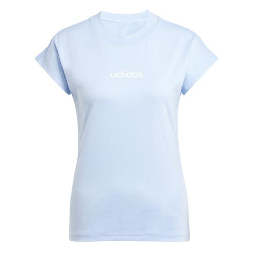 ADIDAS W LIN SJ T - GLOBLU/WHITE