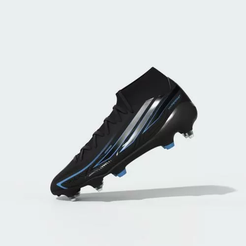 ADIDAS F50 HYPERFAST LEAGUE MID SG - CBLACK/CBLACK/LURABL