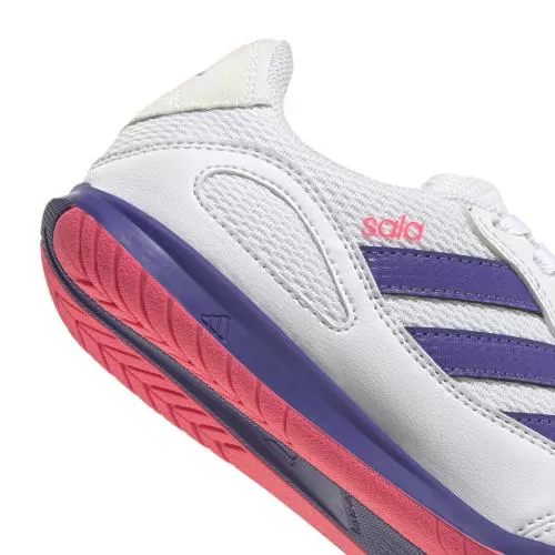 ADIDAS SUPER SALA III J - FTWWHT/PURPUR/SOLTUR