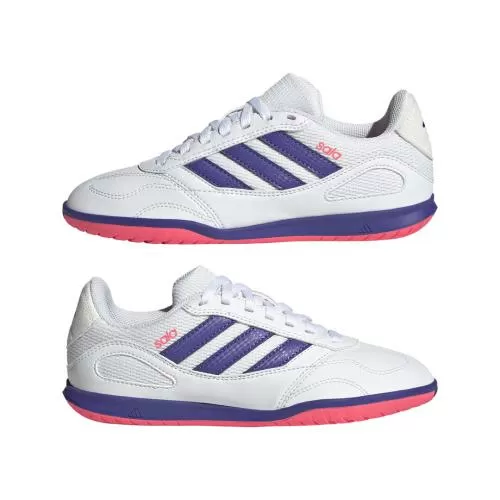 ADIDAS SUPER SALA III J - FTWWHT/PURPUR/SOLTUR