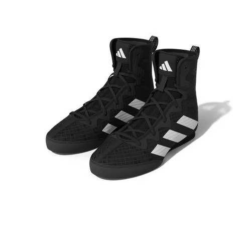 ADIDAS BOX HOG 4 K - CBLACK/FTWWHT/CBLACK