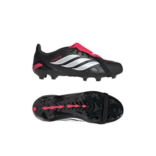 ADIDAS PREDATOR LEAGUE FT FG J - CBLACK/FTWWHT/LUCRED