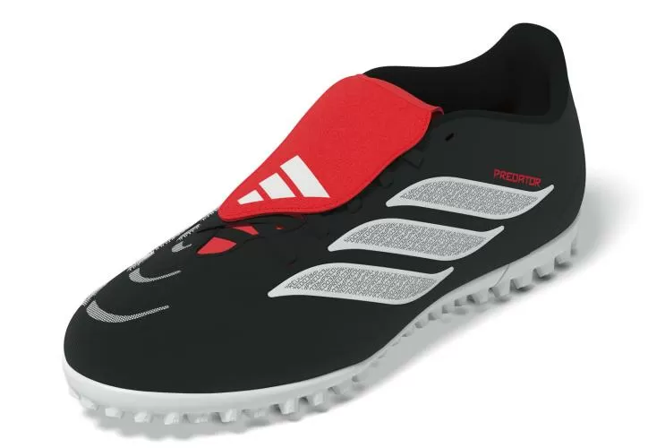 ADIDAS PREDATOR CLUB FT TF - CBLACK/FTWWHT/LUCRED