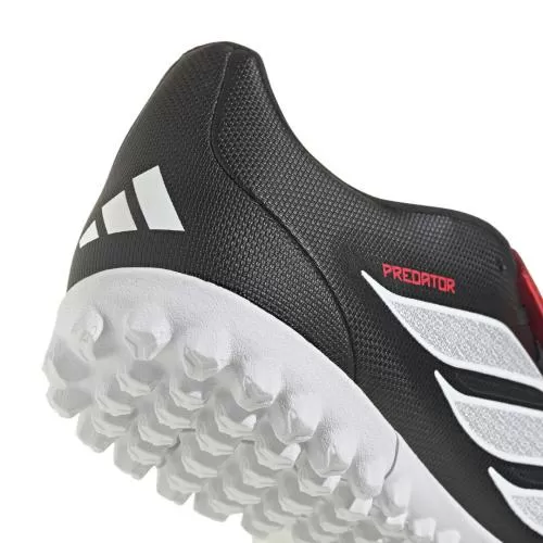 ADIDAS PREDATOR CLUB FT TF - CBLACK/FTWWHT/LUCRED