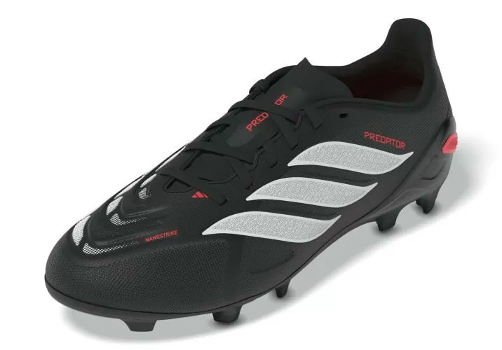 ADIDAS PREDATOR LEAGUE FG J - CBLACK/FTWWHT/LUCRED