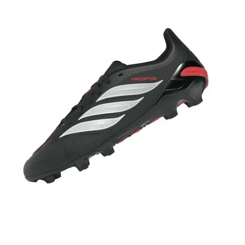 ADIDAS PREDATOR LEAGUE FG J - CBLACK/FTWWHT/LUCRED