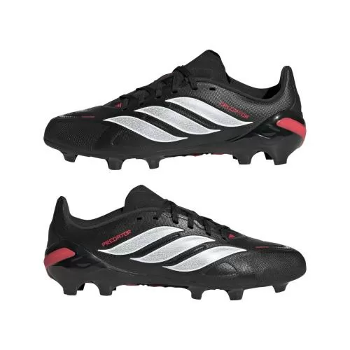 ADIDAS PREDATOR LEAGUE FG J - CBLACK/FTWWHT/LUCRED