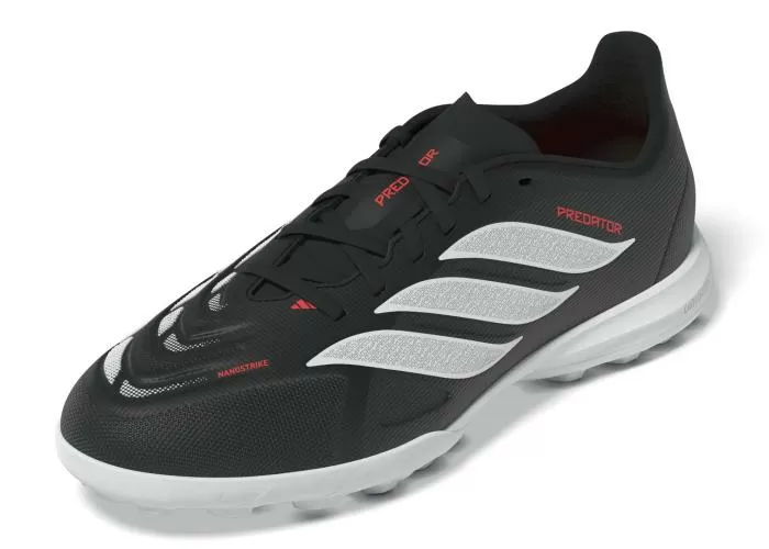 ADIDAS PREDATOR LEAGUE TF J - CBLACK/FTWWHT/LUCRED