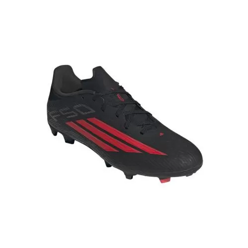 ADIDAS F50 LEAGUE FG/MG - CBLACK/LUCRED/CBLACK